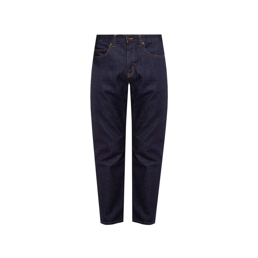 Saint Laurent YSL Men’s Jeans 36x32 Navy Blue Dark Stone Speckled Denim NWT $850